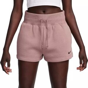 Nike high rise fleece shorts *NEW